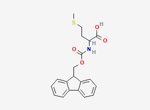 Two-dimensional chemical structure of DL-Fmoc-Methionine