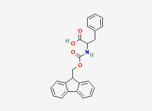 Two-dimensional chemical structure of N-[(9H-fluoren-9-ylmethoxy)carbonyl]-3-phenyl-L-alanine