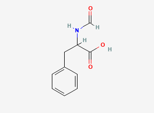 Two-dimensional chemical structure of N-Formyl-dl-phenylalanine