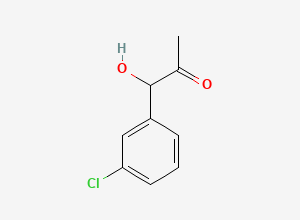 Two-dimensional chemical structure of Bupropion Related Compound F, CAS 857233-13-7