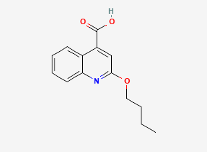 Two-dimensional chemical structure of Cinchocaine EP Impurity D, CAS 10222-61-4