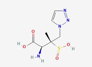 Two-dimensional chemical structure of Tazobactam Related Compound A, CAS 120701-87-3
