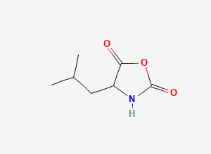 Two-dimensional chemical structure of (S)-4-isopropyloxazolidine-2,5-dione