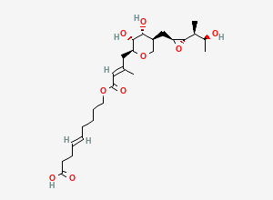 Two-dimensional chemical structure of Pseudomonic acid D