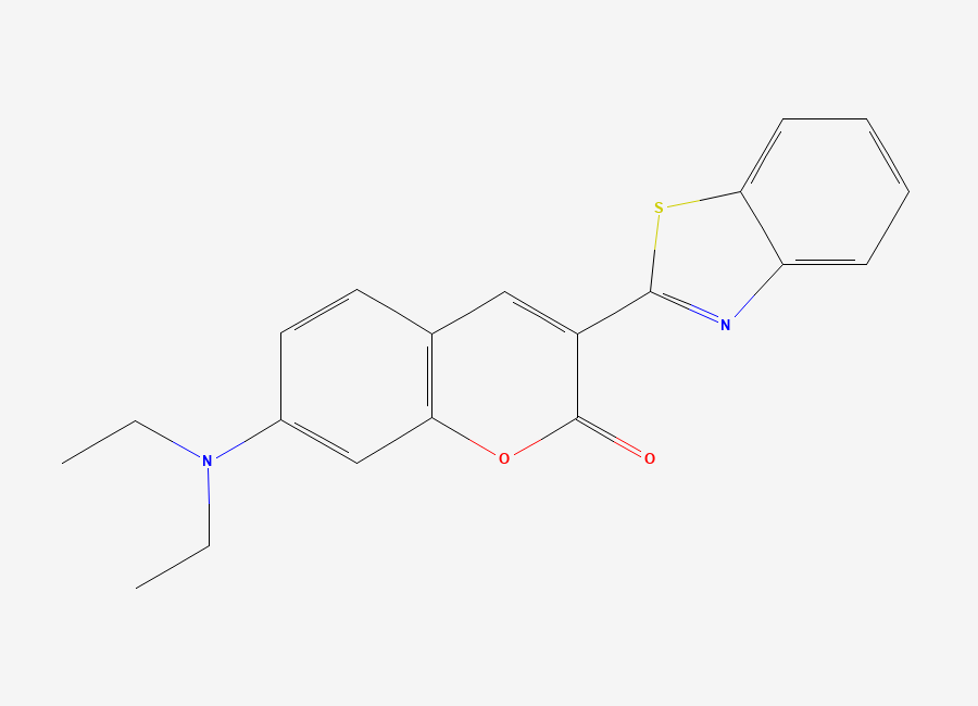 Two-dimensional chemical structure of Coumarin 6