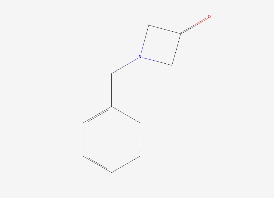 Two-dimensional chemical structure of 1-Benzylazetidin-3-one