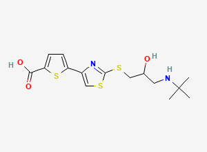Two-dimensional chemical structure of Arotinolol Impurity 2