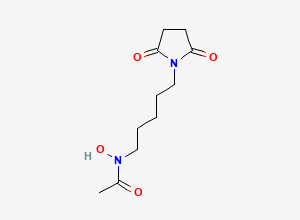 Two-dimensional chemical structure of Deferoxamine EP Impurity C (Free Base), CAS 2061568-49-6