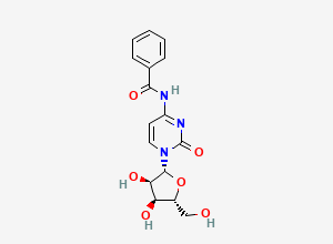 Two-dimensional chemical structure of N-Benzoylcytidine