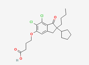 Two-dimensional chemical structure of Dcpib