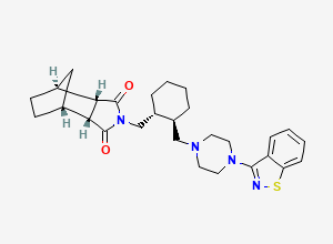 Two-dimensional chemical structure of Endo-Lurasidone, CAS 1318074-25-7