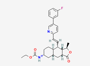 Two-dimensional chemical structure of Vorapaxar