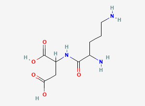 Two-dimensional chemical structure of Aspartate Ornithine Impurity C