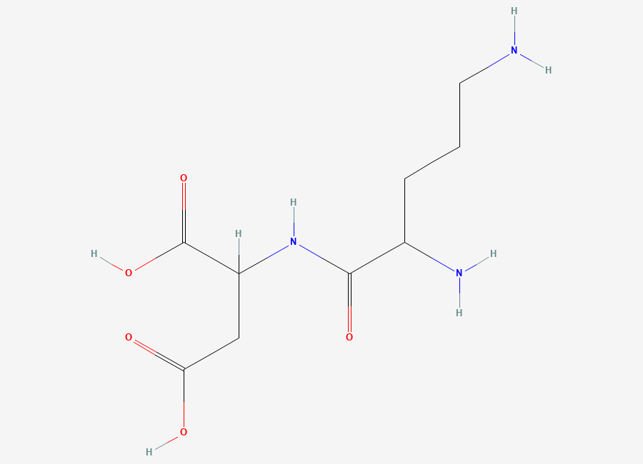 Two-dimensional chemical structure of Aspartate Ornithine Impurity C