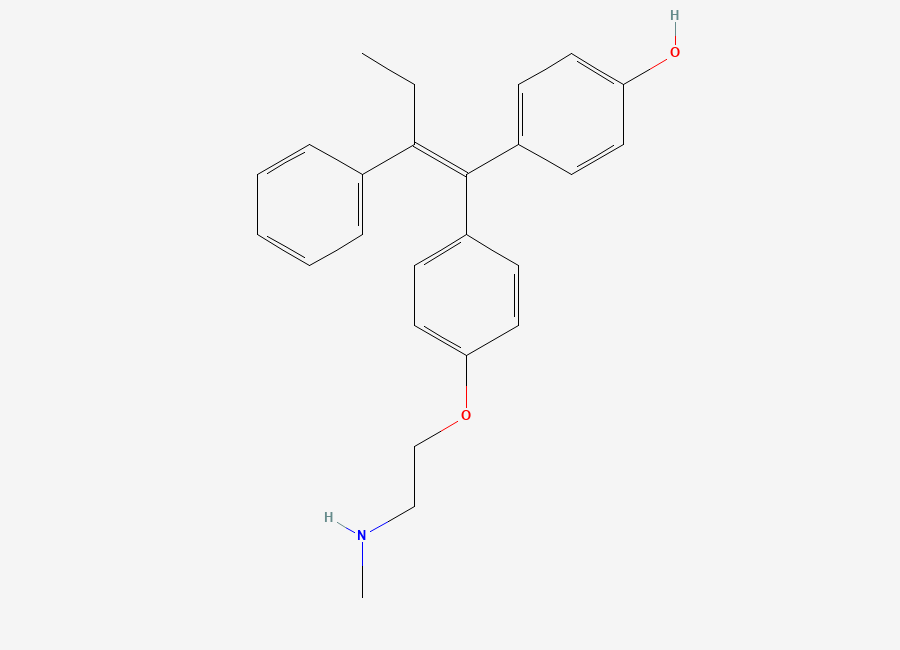 Two-dimensional chemical structure of Endoxifen