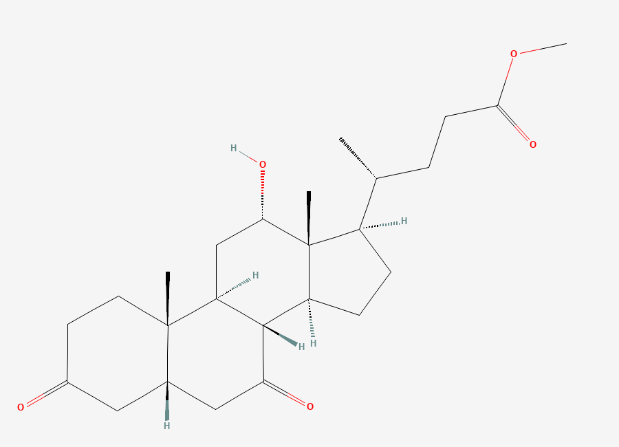 Two-dimensional chemical structure of Cholic Acid Impurity 11, CAS 25480-14-2