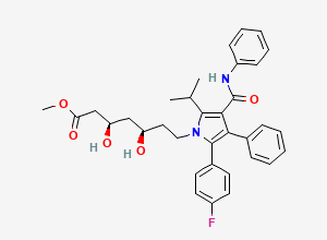 Two-dimensional chemical structure of Atorvastatin EP Impurity K, CAS 345891-62-5