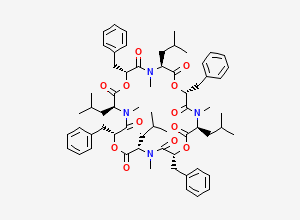 Two-dimensional chemical structure of Emodepside Impurity 5