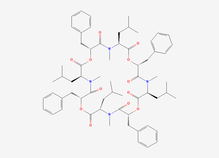 Two-dimensional chemical structure of Emodepside Impurity 5