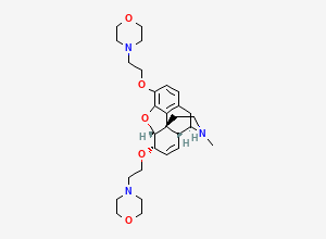 Two-dimensional chemical structure of Pholcodine Impurity D
