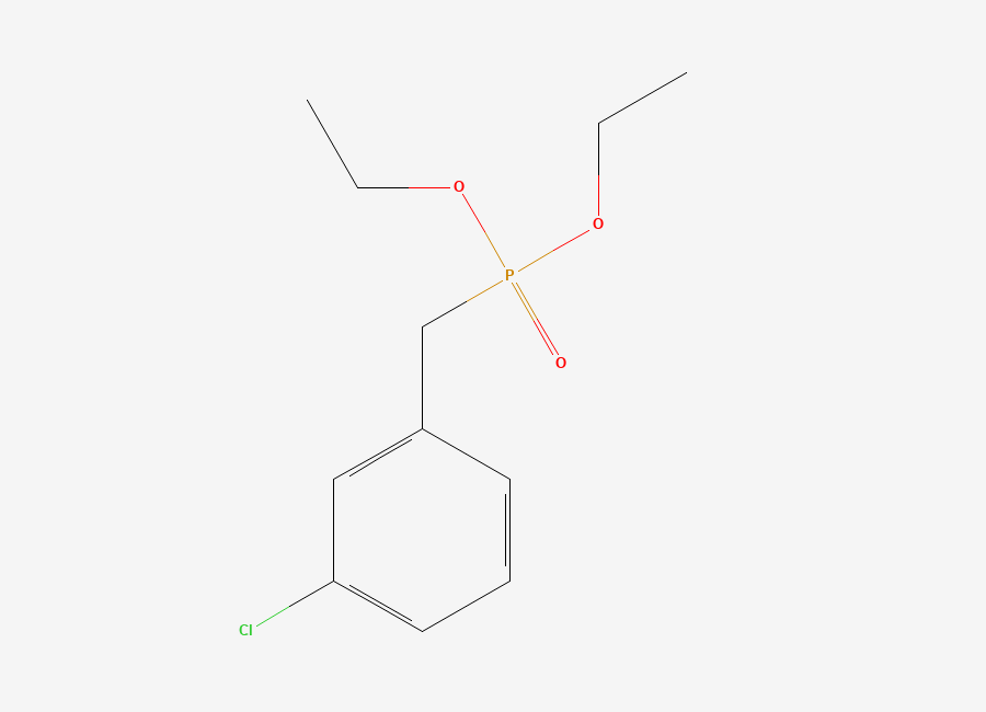 Two-dimensional chemical structure of Diethyl ((3-chlorophenyl)methyl)phosphonate
