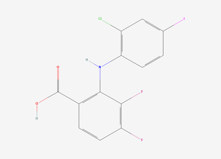 Two-dimensional chemical structure of Zapnometinib