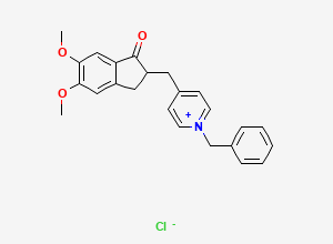 Two-dimensional chemical structure of Donepezil Hydrochloride EP Impurity E