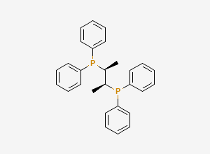 Two-dimensional chemical structure of Chiraphos, (S,S)-