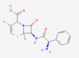 Two-dimensional chemical structure of Cefaclor EP Impurity D, CAS 152575-13-8