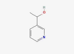 Two-dimensional chemical structure of alpha-Methyl-3-pyridinemethanol