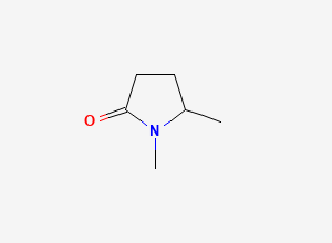 Two-dimensional chemical structure of 1,5-Dimethylpyrrolidin-2-one