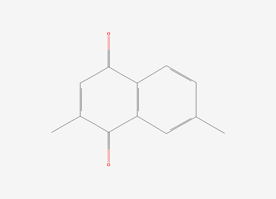 Two-dimensional chemical structure of Chimaphilin
