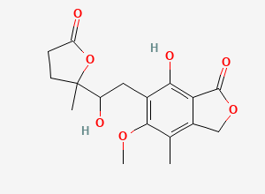 Two-dimensional chemical structure of Structure II, CAS 26644-06-4