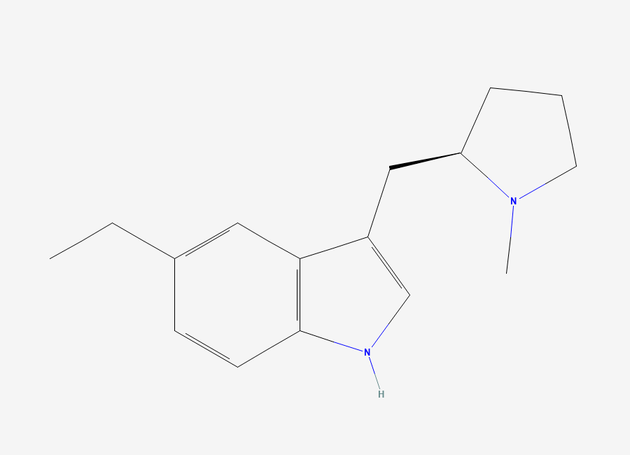 Two-dimensional chemical structure of Eletriptan Related Compound 03, CAS 209682-64-4
