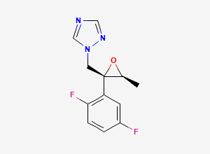 Two-dimensional chemical structure of 1-(((2R,3S)-2-(2,5-difluorophenyl)-3-methyloxiran-2-yl)methyl)-1H-1,2,4-triazole
