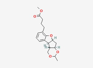 Two-dimensional chemical structure of Beraprost Impurity 43