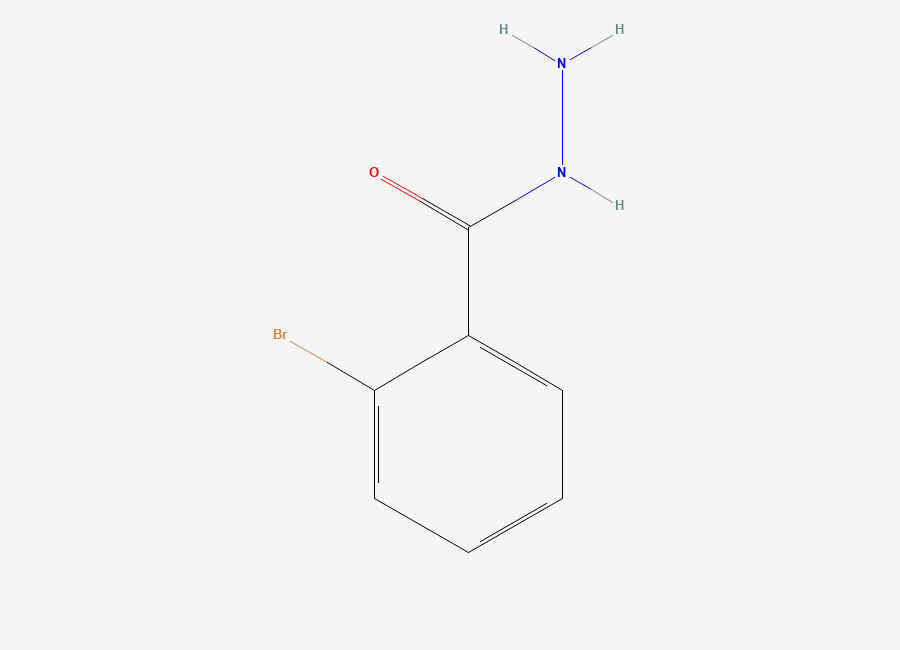 Two-dimensional chemical structure of 2-Bromobenzohydrazide