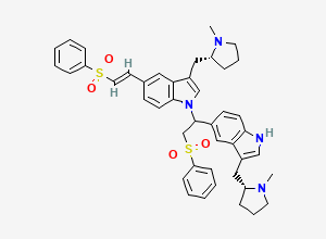 Two-dimensional chemical structure of DB-262054, CAS 438226-83-6