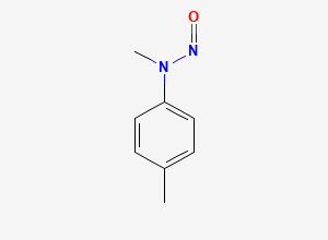 Two-dimensional chemical structure of N-Methyl-N-Nitroso p-Toluidine, CAS 937-24-6