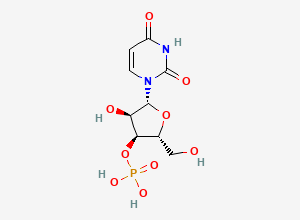 Two-dimensional chemical structure of 3'-Uridylic acid