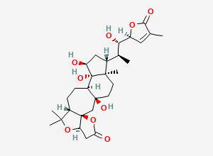 Two-dimensional chemical structure of MicrandilactoneC