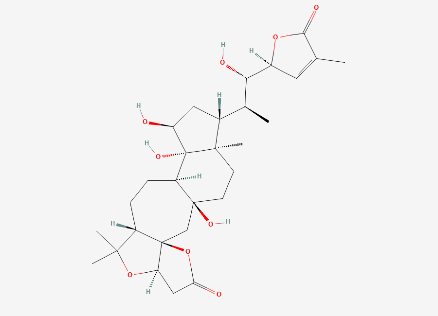 Two-dimensional chemical structure of MicrandilactoneC