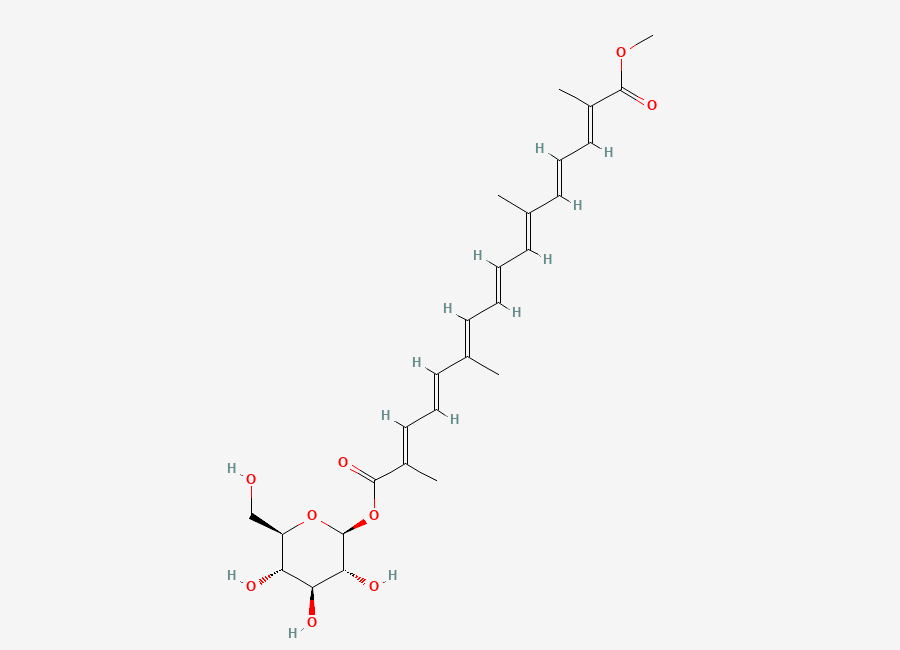 Two-dimensional chemical structure of Crocin 4