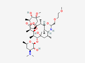 Two-dimensional chemical structure of Dirithromycin EP Impurity C / Dirithromycin B, CAS 141262-14-8