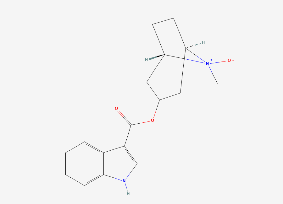 Two-dimensional chemical structure of Tropisetron N-oxide