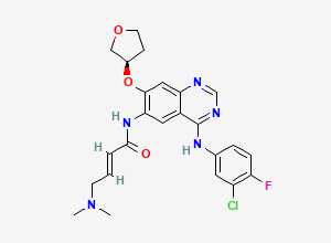 Two-dimensional chemical structure of Afatinib Impurity C, CAS 945553-91-3