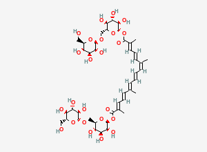 Two-dimensional chemical structure of Crocin Impurity 1