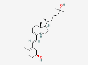 Two-dimensional chemical structure of 25-Hydroxytachysterol 3