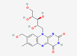 Two-dimensional chemical structure of Riboflavin EP Impurity D