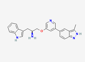 Two-dimensional chemical structure of A-443654